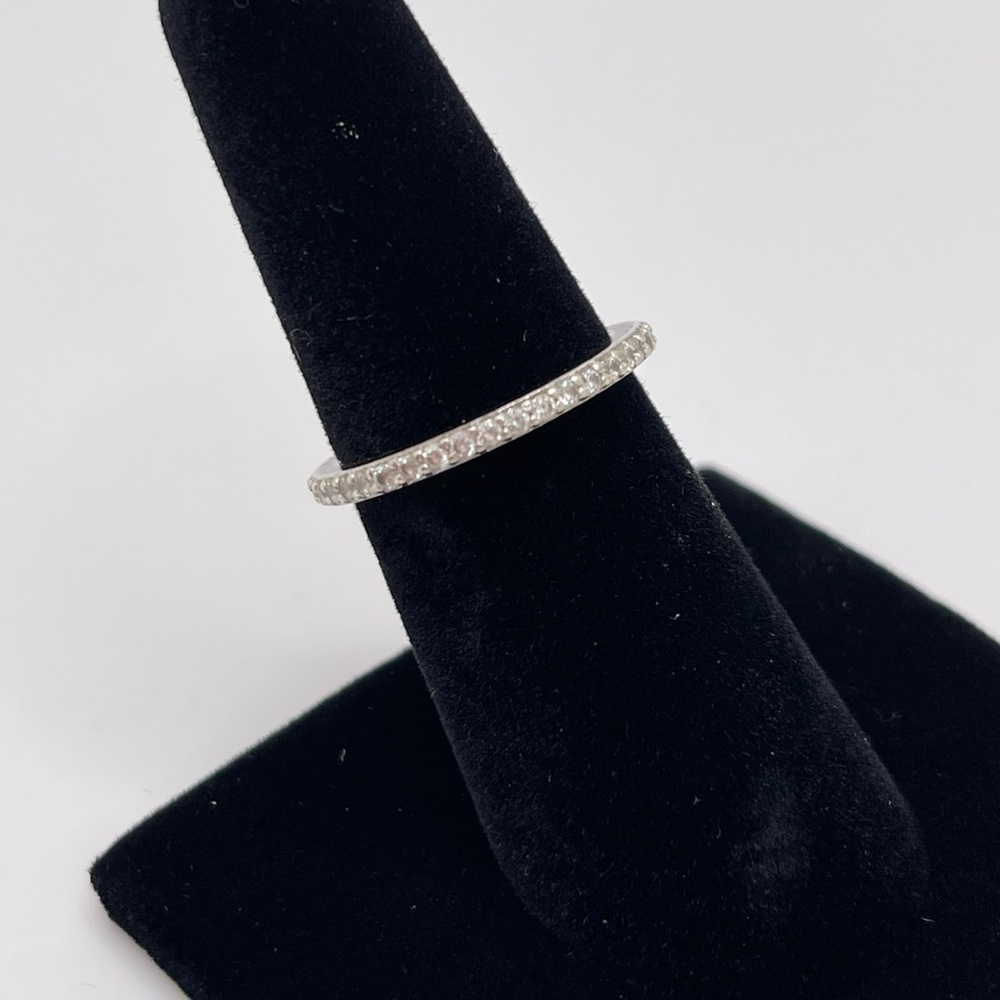 Sterling Silver CZ band